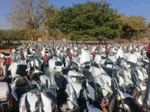 Burkina Faso : Acquisition de motos pour la Police nationale par le Capitaine Ibrahim Traoré