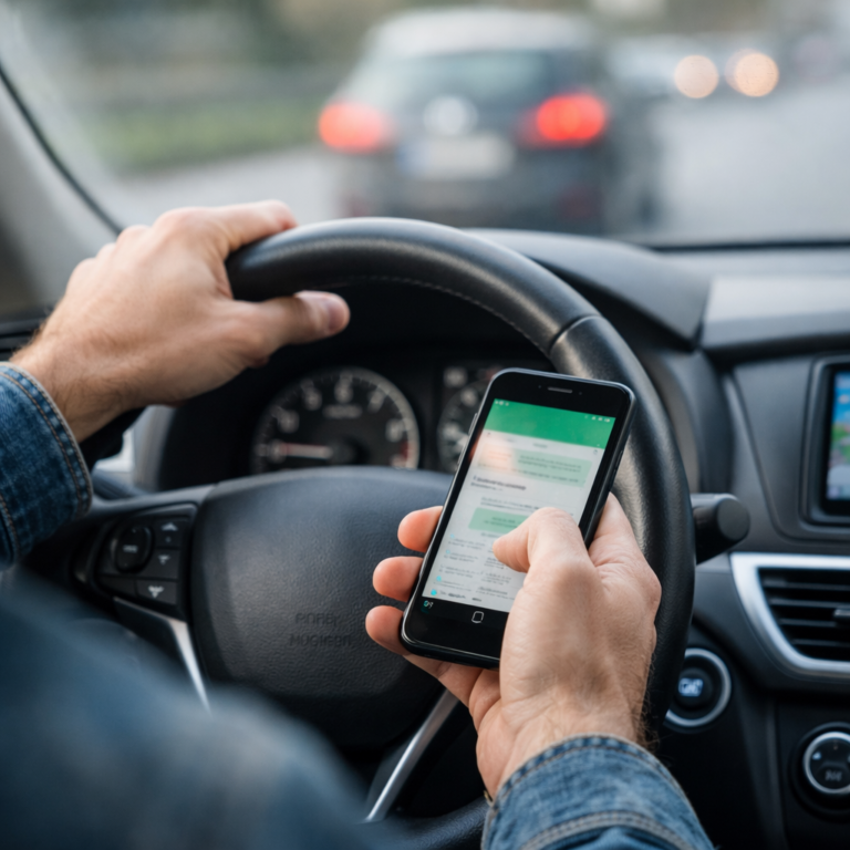 Sécurité routière : le smartphone au volant désormais sanctionné par une suspension immédiate du permis